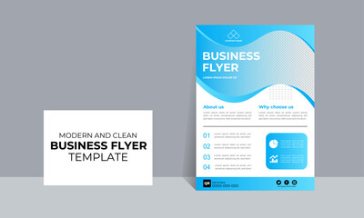 Grow busineaa flyer design, grow business adds design, new and clean business flyer