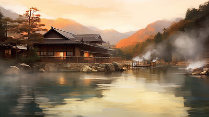 Fototapeta premium Random Japan Picture, Generative AI