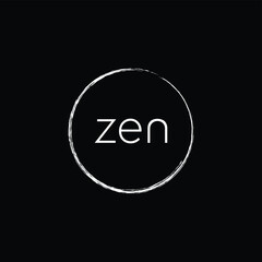 design a modern and minimalist logo zen or relax