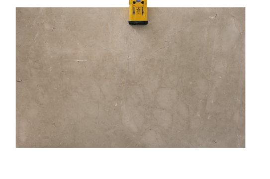 Isolated fragment of marble on a transparent background