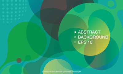 Wide geometric background. Simple shape with Fluid Abstract Circle concept creation. Vector Eps10