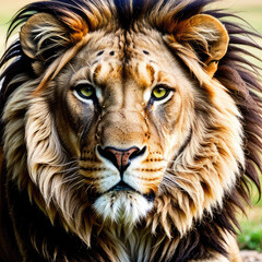 Naklejka premium Animal Portrait, Generative AI