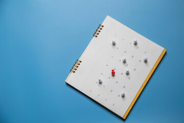 Calendar Event Planner , business schedule planning appointment meeting concept .