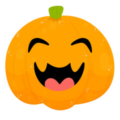 Halloween pumpkin , funny pumpkin cartoon, characters , Halloween Decorative Elements