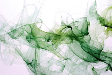 Whimsical Creativity: Playful Line Drawings on a White Paper with Paint Streaks. Generative Ai