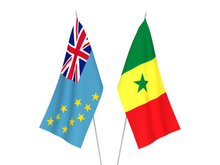 Tuvalu and Republic of Senegal flags