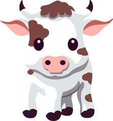 Cute cow mascot