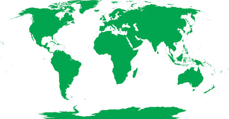 Fototapeta na wymiar World map isolated design svg
