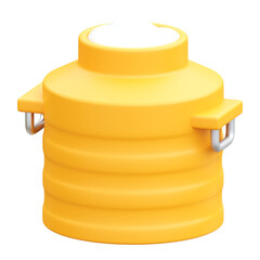 Milk container 3d render illustration icon
