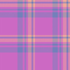Fototapeta premium Plaid background texture. Fabric textile seamless. Check tartan pattern vector.