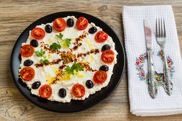 Ethnic cheese Armola, which is celebrated with ancestral bread every year in Seferihisar, Cittaslow city of Izmir.