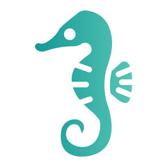 seahorse gradient icon