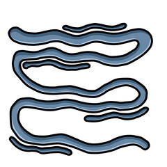 Elegant waves on a blank background.