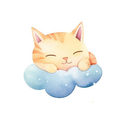 Fototapeta premium Cat dreaming 