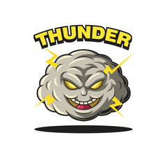 Cloud Character Mascot logo