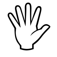hand icon vector