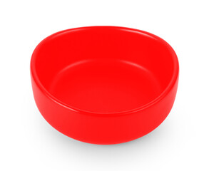 empty bowl isolated on white background