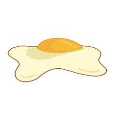fried egg vector illustration