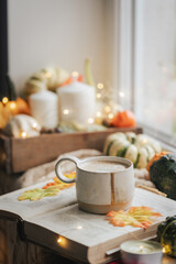 Cozy fall composition.