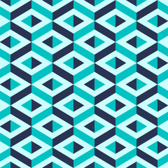 Geometric seamless pattern. Simple geometric structure of rhombuses. Repeating texture. Convex shapes. Design for prints, fabrics, fabrics, textiles, home decor, furniture, foil.