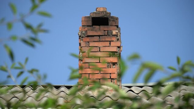 Chimney in the house