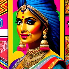 Diverse individuals forming a happy, colorful team with strong connections., Generated AI
