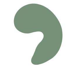 abstract modern organic shape