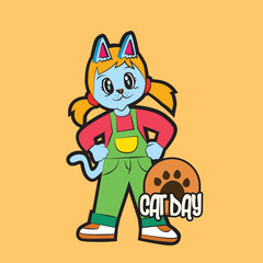 the rich cat illustration design for sukajan is mean japan traditional cloth or t-shirt with digital hand drawn Embroidery Men T-shirts Summer Casual Short Sleeve Hip Hop T Shirt Streetwear