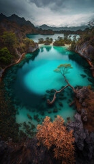 S&uuml;dseetraum von oben, KI generiertes Bild