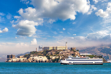Alcatraz prison Island in San Francisco