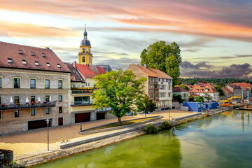Obraz premium Altstadt, Kitzingen, Deutschland 