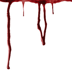 Blood drops cut out