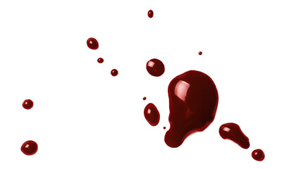 Blood drops cut out