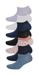 sock taken in the studio cut out isolated background