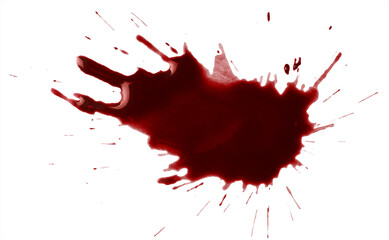 Blood drops cut out