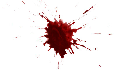 Blood drops cut out