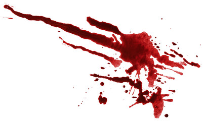 Blood drops cut out