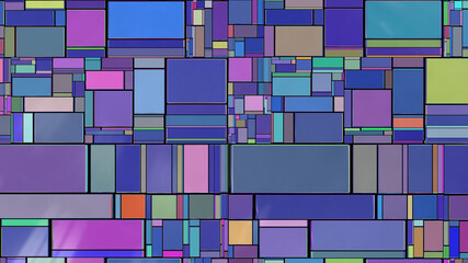 3d render. Abstract colorful background illustration