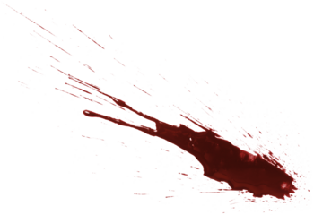 Blood drops cut out
