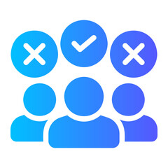 candidates gradient icon