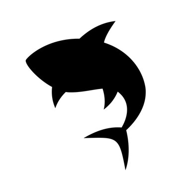 Shark silhouette.