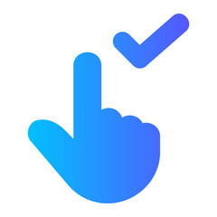 vote gradient icon