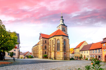 Altstadt, Königsberg in Bayern, Deutschland 