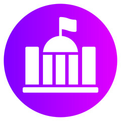 capitol gradient icon