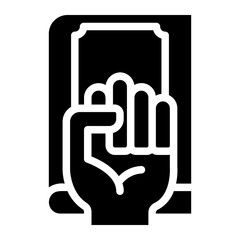 oath glyph icon