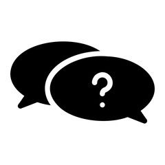 online voting glyph icon