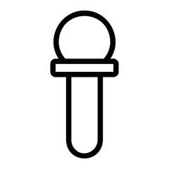 microphone line icon