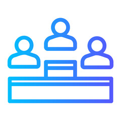 candidate gradient icon