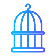 birdcage gradient icon