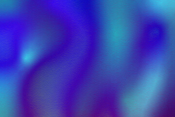 Blue with shades of green mystical background. Physic waves. Abstract background on textured paper.
